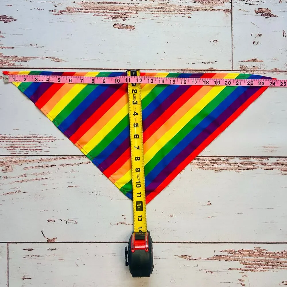 Rainbow Dog Bandana Pride Pet Bandana